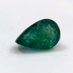 Émeraude verte naturelle du Zambie, 15,10 carats, forme poire, vente en gros, pierre précieuse unique pour la fabrication de bijoux - Product Image 1