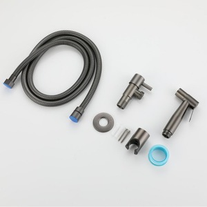 Pistolet de pulvérisation pour bidet Bingtao en acier inoxydable 304 gris bronze, douchette pour toilettes avec robinet d'angle - Product Image 5