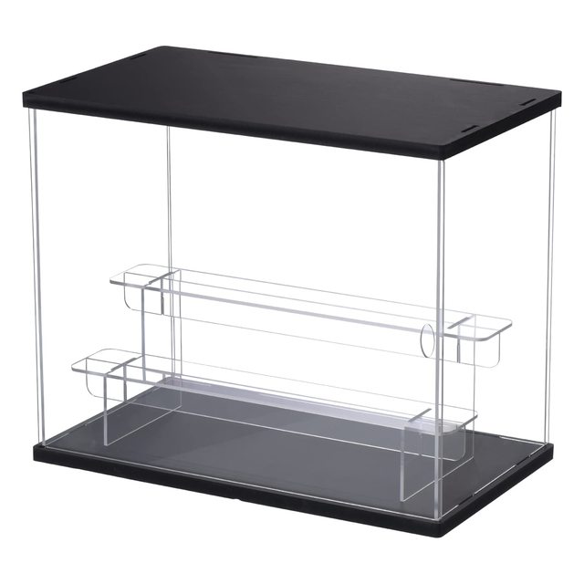 Factory  Dustproof Showcase Assemble Cube Display Boxes Stand for Collectibles Action Figure Acrylic Display Case With LED Light