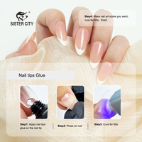 Colle pour faux ongles TK en promotion – Gel de construction haute qualité à liaison forte, lissant et nivelant pour la décoration des ongles