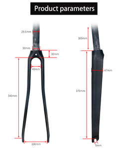 Oem potencia para bicicleta bicycle front 700C road bike rigid forks deore rennrad carbon roadbike fork for velo route - Product Image 3