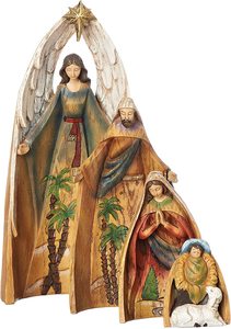Ested rihristmas tattatues <span class=keywords><strong>EN</strong></span> EL cene del irirth de esus <span class=keywords><strong>en</strong></span> el Oly amamily de OME me - Product Image 2