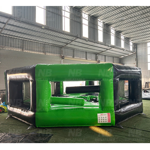 <span class=keywords><strong>Jeu</strong></span> de machine interactive <span class=keywords><strong>gonflable</strong></span> rotative durable 360 °   Arène de défi rotative pour événements en plein air et team building - Product Image 5