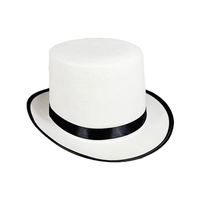 Chapeau de performance élégant pour homme, style jazz amusant, pour fête magique, fête, fête foraine, déguisement adulte
