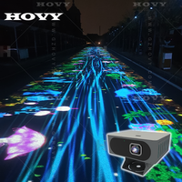 Système de jeu interactif de projection au sol Hovy Outdoor avec écran LCD haute résolution multicolore et mise au point automatique 3D intégrée