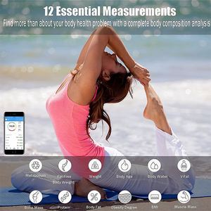Jumon Digital Large Display Electronic <b>Bathroom</b> Skali Lemak Badan Weight Scale Highly Accurate Body Weighing Digital Scale - Product Image 2