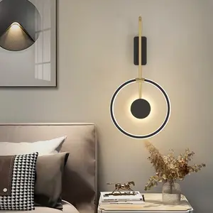 Lampu Dinding dekorasi, lampu dinding kamar tidur lampu samping tempat tidur lampu Modern mewah lorong koridor lampu Interior