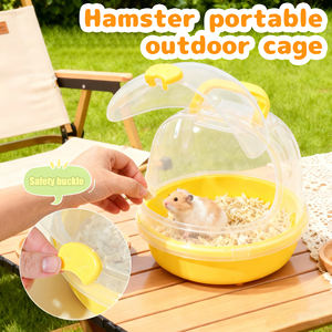 <span class=keywords><strong>Cage</strong></span> portable transparente en plastique pour petits animaux, idéale pour oiseaux et hamsters, en PP ventilé, pour extérieur – Fournitures pour animaux de compagnie – Vente chaude - Product Image 2