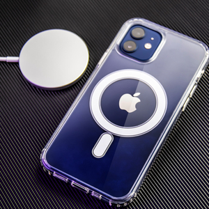 Porte-carte en cuir PU pour magnétisme multipolaire étui de sécurité magnétique transparent téléphone pour <span class=keywords><strong>iPhone</strong></span> 12 13 14 15 16 couverture de téléphone - Product Image 2