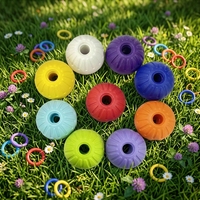 Jouets à mâcher interactifs classiques en mousse EVA de 7 cm de la marque LY, écologiques, pour chiens et petits animaux, balle de récompense pour une utilisation en extérieur, convient à tous les animaux