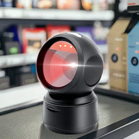 Escáner de Códigos de Barras de Escritorio Image T27HDW 1D 2D, Plataforma de Detección Automática Omnidireccional, Inalámbrico, Manos Libres, Imagen QR