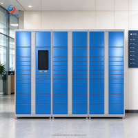 Casier intelligent, casier de rangement intelligent et casier électronique pour le stockage sécurisé des effets personnels dans les bâtiments commerciaux