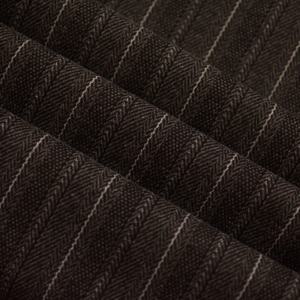 Garis <span class=keywords><strong>Herringbone</strong></span> 50% poliester 45% Viscose 5% spandeks meregang benang kelas berat dicelup belakang disikat kain Roma - Product Image 4