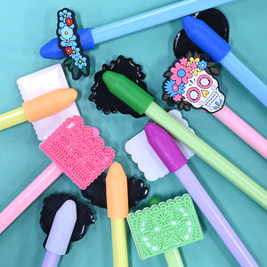 मृत अनुकूलन का थोक मेक्सिकन शैली दिवस पेन टिप डिय कॉम्बो सबलिमिनेशन पेन कैप के साथ सुरक्षा करता है - Product Image 6