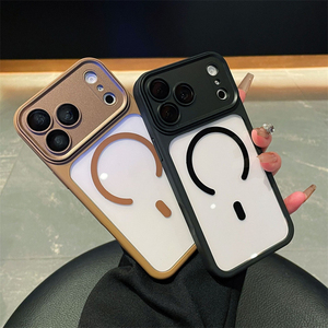 เคสโทรศัพท์กันกระแทกแบบด้านเคลือบสีด้วยไฟฟ้า  วัสดุ TPU  รองรับการชาร์จไร้สายแบบแม่เหล็ก สำหรับ iPhone 17 Pro Max 16 15 - Product Image 5