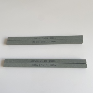 Оптовый OEM-камень для заточки из зеленого карбида кремния, прямоугольный, для инструментов, ножниц, шлифовки, 200 мм - Product Image 3