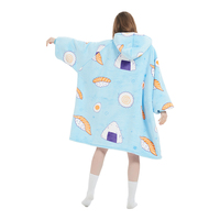 Impression personnalisée Couverture chauffante portable Couverture à capuche surdimensionnée avec grande surface de chauffage pour hommes femmes