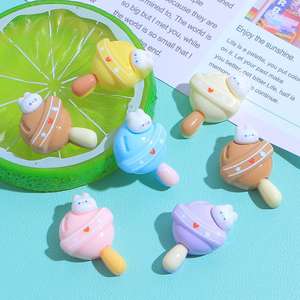 Novedad: Mini Amuletos de Resina con Forma de Conejito y Piruleta para Manualidades, Accesorios Pequeños, Accesorios para Pegamento de Crema, Materiales Creativos para Horquillas - Product Image 3