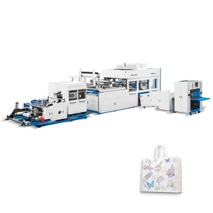 Máquina de fabricación de bolsas de tela no tejida Leader, máquina automática para hacer bolsas de transporte de <span class=keywords><strong>compras</strong></span> no tejidas - Product Image 1