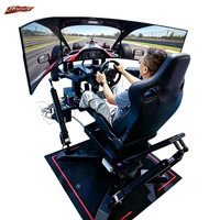 Simulateur de vol VR d'avion d'intérieur, machine de jeu de réalité virtuelle, construction métallique, pour centre commercial, simulation de vol d'avion