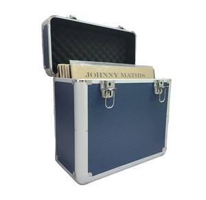 12 "LP Vinyl Record Storage Case Verrouillable Album En Aluminium Boîte De Transport Voyage Record <span class=keywords><strong>Valise</strong></span> pour Home Party Office Concert Hall - Product Image 6