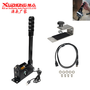 Xuzhong USB Handbrake For <b>PC</b> Racing <b>Wheel</b> Linear Brake With Cable And Mounting Kit - Product Image 1