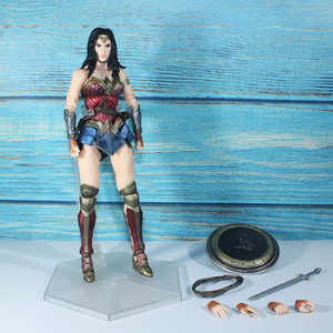 Superwoman gat Girl giocattolo DC Justice League <span class=keywords><strong>Wonder</strong></span> Woman lavoro manuale modello bambola materiale PVC condizione nuovo con Frozen - Product Image 4