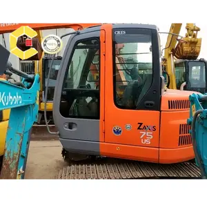 Mesin Ekskavator Mini Bekas Jepang ZAXIS 70 75/Mesin Penggali Mini Selamat Datang Di Shanghai dengan Harga Rendah