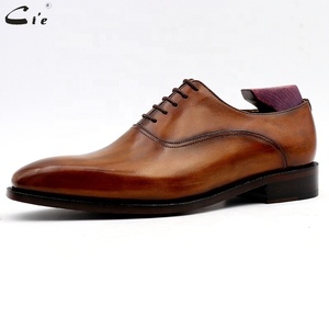 Chaussures habillées formelles pour hommes en cuir faites à la main, style Oxford, vente en gros Cie - Product Image 3