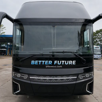 Autocar électrique VIP de luxe 50 places, batterie CATL, 12,5 m, à un étage, pour les voyages longue distance en Éthiopie avec ports USB