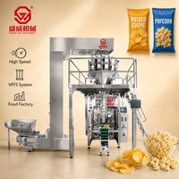 Machine d'emballage verticale haute vitesse VFFS pour snacks cuits, chips de pommes de terre, pop-corn – Équipement de remplissage et de scellage de sacs alimentaires pour usine