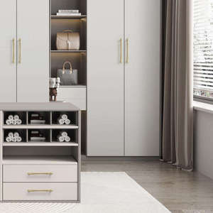 Modern European Simple Style Iron Furniture Hardware Drawer Handle for Wardrobe Cabinet <b>Black</b> Gold Color Antirust Eco-Friendly - Product Image 3