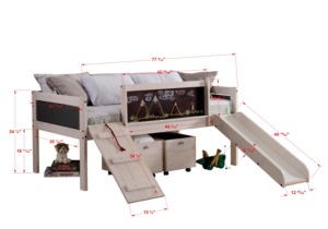 Fábrica Direta Crianças Quarto Modern Wood <span class=keywords><strong>Play</strong></span> Bunk Kids <span class=keywords><strong>Loft</strong></span> <span class=keywords><strong>Bed</strong></span> com Painéis Quadro Slide - Product Image 2