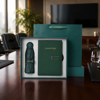 Coffret Cadeau Parapluie et Carnet en Cuir PU Personnalisé avec Fermeture Magnétique, 100 Feuilles, Reliure Cousue, Power Bank – Carnet Premium Personnalisable