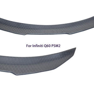 สปอยเลอร์หลังคาร์บอนไฟเบอร์ทรงรังผึ้งสไตล์ PSM สำหรับรถยนต์ Q60 Q60S Coupe ปี 2013-2023 - Product Image 3
