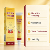 Crème Apaisante pour la Peau du Cou Zourunan 20g Tube Confort Gorge Massage Doux Marque Privée OEM ODM Vente en Gros