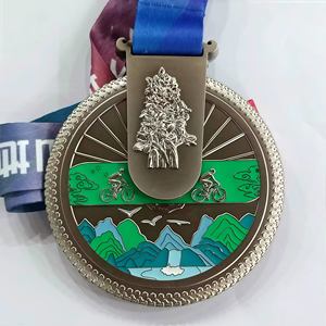 批发高品质设计您自己的空白锌合金3D金奖跑步奖章定制运动金属奖章 - Product Image 5