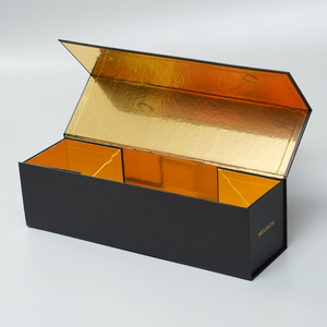 Bán buôn biểu tượng tùy chỉnh sang trọng gấp đóng cửa giấy bao bì các tông đặt rượu vang từ hộp quà tặng - Product Image 3