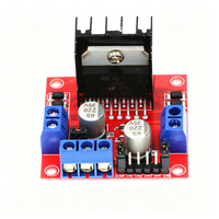 Module de commande de moteur L298N de haute qualité, carte de contrôle de moteur pas à pas DC pour projet de robot de voiture intelligente