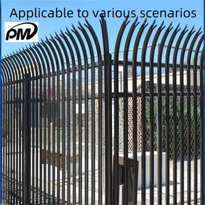 Hot Bán Trang Trí Ban Công Hàng Rào Nướng Thiết Kế Góc Thanh Euro Hàng Rào Bảng Điều Chỉnh Vuông Bài Loại Rào Hàng Rào Cho Ngoài Trời - Product Image 6