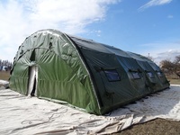 Grande tente d'hiver en toile légère à Double couche pour 10 personnes