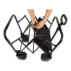 Outdoor <strong>Beach</strong> Shopping Storage Foldable Camping <strong>Wagon</strong> Cart With Four Wheels - Product Image 6