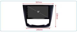 Radio de Coche Android de 9 Pulgadas para <span class=keywords><strong>Renault</strong></span> Kadjar 2016 2017, Reproductor Multimedia con GPS y Wifi, Pantalla Táctil HD, Unidad Principal Estéreo - Product Image 3
