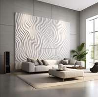 ECOUPP Décoration murale et plafond Absorbeur de son Feutres acoustiques pour animaux de compagnie Panneau polyester 3D insonorisé
