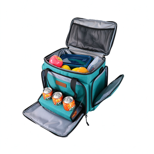 Sac à déjeuner isotherme imperméable en polyester mélangé personnalisé OEM SC19-021G, motif dessin animé style japonais, avec fermeture éclair – Grande Vente - Product Image 6