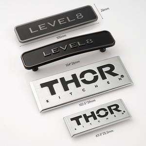 <span class=keywords><strong>Plaque</strong></span> métallique personnalisée avec logo en relief, étiquette métallique avec logo gravé, <span class=keywords><strong>plaque</strong></span> métallique pour bagages, valise, meubles, boîte cadeau - Product Image 2