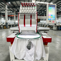 Machine à broder polyvalente à aiguille unique avec 10 options de police et 50 motifs de bordure pour la personnalisation DIY