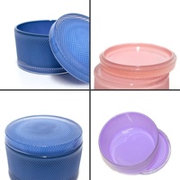 LANGXU Large Wide Mouth Jar Sugar Bowl and Salt Containers for Coffee Maker Set Wholesale Round Sugar Bowl
