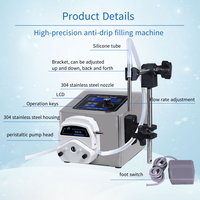 Machine de remplissage péristaltique de haute précision Ditrontech pour petites bouteilles, boissons, huiles, liquides chimiques, eau de coco, moteur