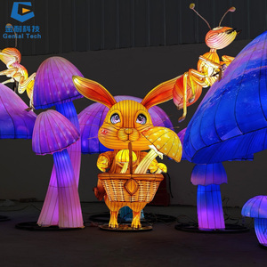 SGFL429 Chinese Zigong Lantern Factory Custom Cartoon Figure Lantern 3D Scarecrow Motif Festival Light - Product Image 2